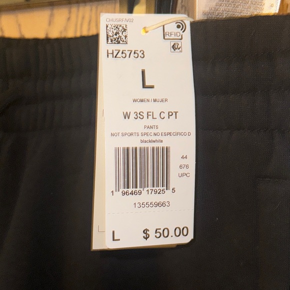 Adidas Women’s Joggers Pants Size Large New - Picture 2 of 3